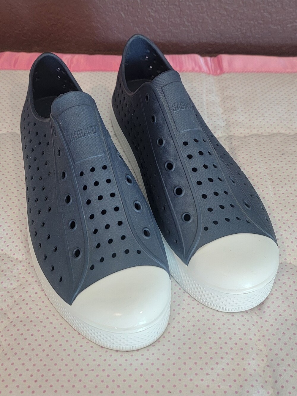 Saguaros Navy Blue Slip-On Ventilated Unisex Shoes Women’s 10–10.5/Men's 8-8.5